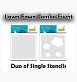 Lawn Fawn Combo - Duo of Single Stencils