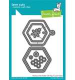 Lawn Fawn Honeycomb Shaker Gift Tag Dies (LF2926)