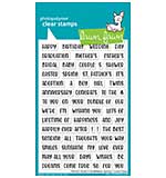 Lawn Fawn Henry’s Build-A-Sentiment - Spring Clear Stamps (LF3361)
