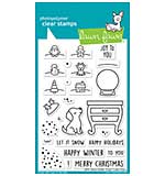 Lawn Fawn Little Snow Globe - Dog Clear Stamps