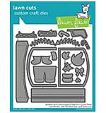 Lawn Fawn Shadow Box Card Fireplace Add-On Dies