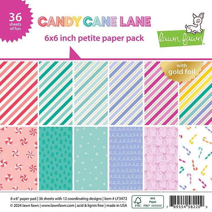 Lawn Fawn Candy Cane Lane Petite Pack