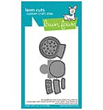 SO: Lawn Fawn Reveal Wheel Little Snow Globe - Dog Add-On Lawn Cuts Dies