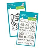 Lawn Fawn Cozy Cats Clear Stamps + Die Set