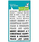 Lawn Fawn Offset Sayings - Christmas Clear Stamps