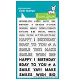 Lawn Fawn Offset Sayings - Birthday Clear Stamps
