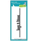 Lawn Fawn Hugs and Kisses Line Border Dies