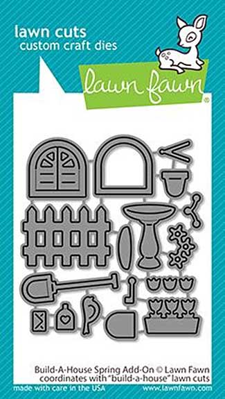 Lawn Fawn Build-A-House Spring Add-On Dies