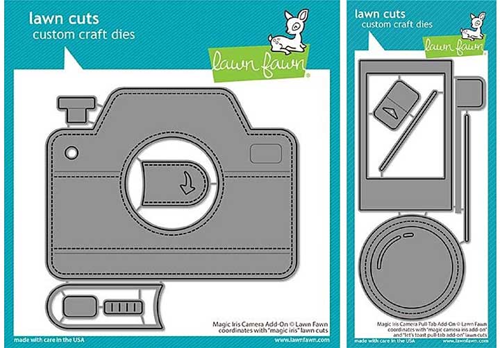 Lawn Fawn Combo - Magic Iris Camera and Camera Pull Add-on Die Set