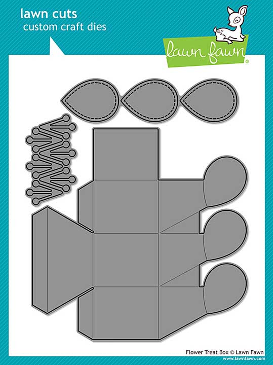 Lawn Fawn Flower Treat Box Stand-Alone (Lawn Cuts Dies)