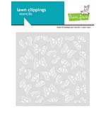Lawn Fawn Butterfly Background - Lawn Clippings Stencils