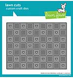 Lawn Fawn Checkered Hearts Backdrop Landscape Stand-Alone Lawn Cuts Dies
