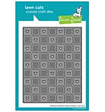 Lawn Fawn Checkered Hearts Backdrop Portrait Stand-Alone Lawn Cuts Dies