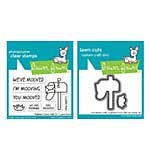 Lawn Fawn Highland Cows! ADD-ON Stamp+Die Set