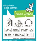 Cozy Dogs Christmas Add-On Clear Stamps