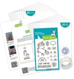 Unicorn Sparkles Kids Cardmaking Kit Mini