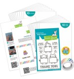 Critter Thank Yous Kids Cardmaking Kit Mini