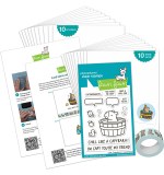 Chill, Capybara! Kids Cardmaking Kit Mini