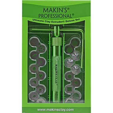 SO: Makins Professional Ultimate Clay Extruder Deluxe Set 21pcs - Anodized Aluminum