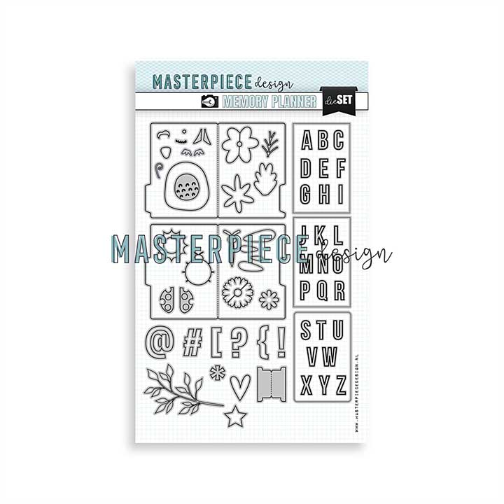 Masterpiece Design Memory Planner Die-Set 6x8 Inch File Folder Fun