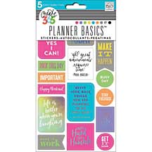 SO: Happy Planner Stickers - Rock This Day, Neon (5 sheets)