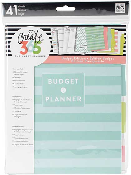 SO: Happy Planner Medium Undated Planner Extension Pages - Budget
