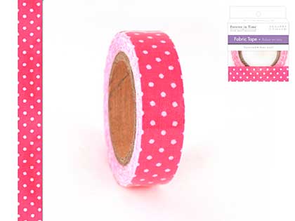 SO: Forever in Time - Fabric Tape - Pink Dots