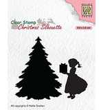 Nellie Snellen Clear Stamp Christmas Silhouette - Thank you Santa!!!