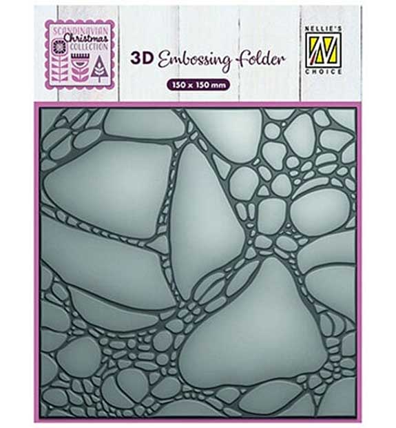 Nellie Snellen 3D Embossing Folder Paint Bubble