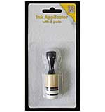 Nellie Snellen Ink Applicator Round Small with Foam Pads for Chalk (1x2pcs)
