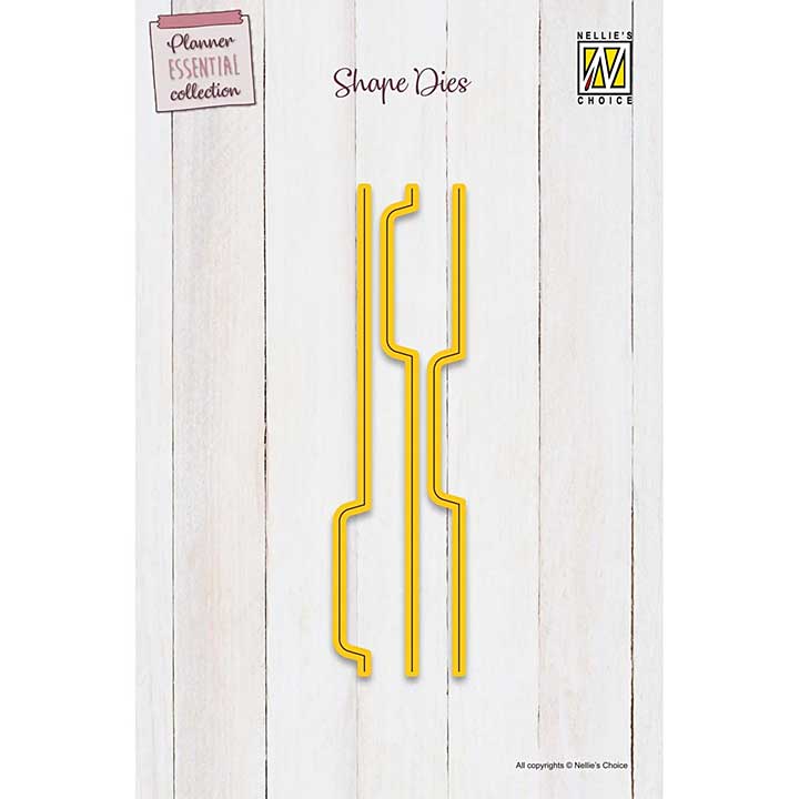 Nellie Snellen Shape Die Planner Essential Planner Tabs