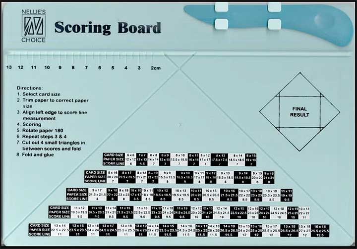 Nellies Scoring Board and Envelope Maker