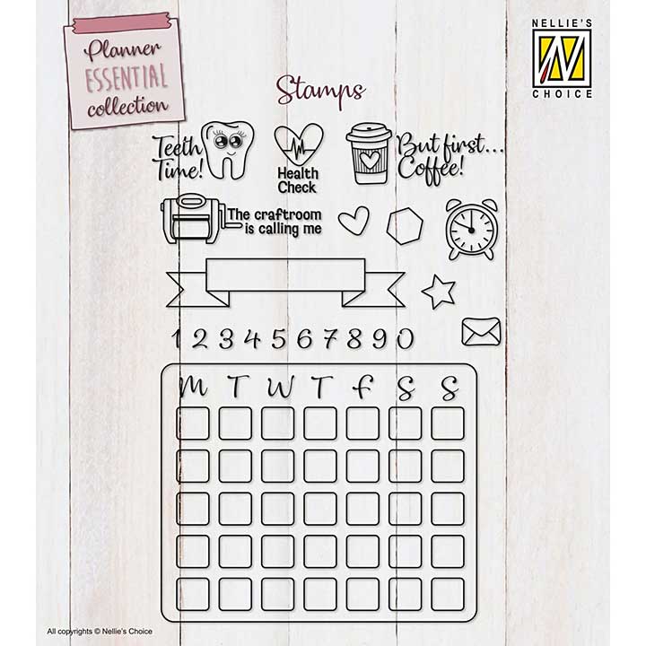 Nellie Snellen Clear Stamps Plan It