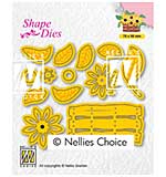 Nellie Snellen Shape Dies Easter Build-Up Flower Basket