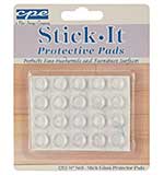 SO: Stick-It Glass Protective Pads .5 20pk - Clear