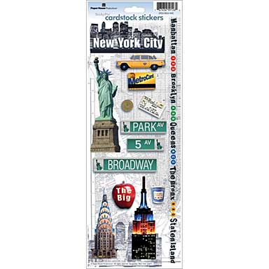 Paper House Cardstock Stickers - New York City