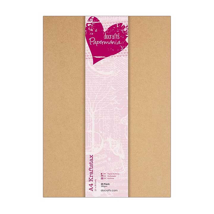 Papermania A4 Kraftstax (25pk)
