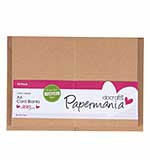 SO: Papermania Cards and Envelopes A6 Recycled Kraft (50pk)