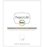 SO: Project Life Photo Pocket Pages 6x8 12pk - Design 2