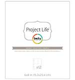 SO: Project Life Photo Pocket Pages 6x8 12pk - (1)4x6 and (2)4x3 Pocket Pages Design3