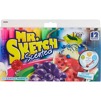 SO: Mr.Sketch Scented Marker Set 12pk - Chisel