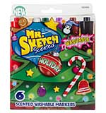 SO: Mr Sketch Scented Washable Marker Set - Chisel Holiday (6pk)