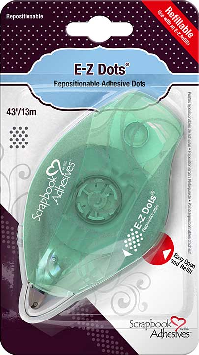 Scrapbook Adhesives E-Z Dots Repositionable Refillable Dispenser (01204)