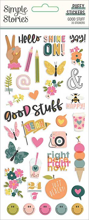 SO: Good Stuff Puffy Stickers 35pk