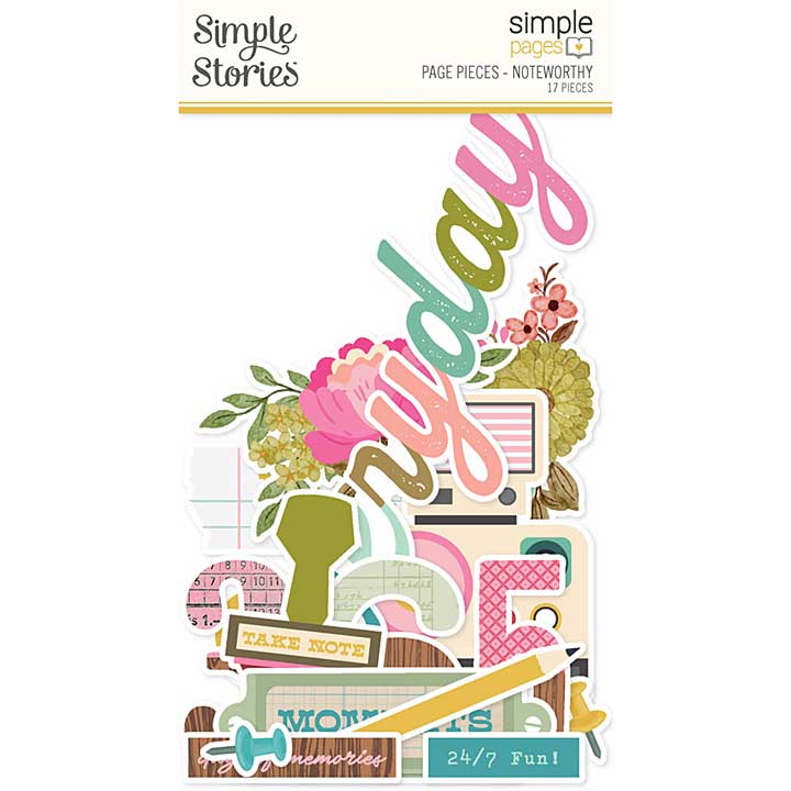 Simple Stories Noteworthy Simple Pages Pieces (21330)