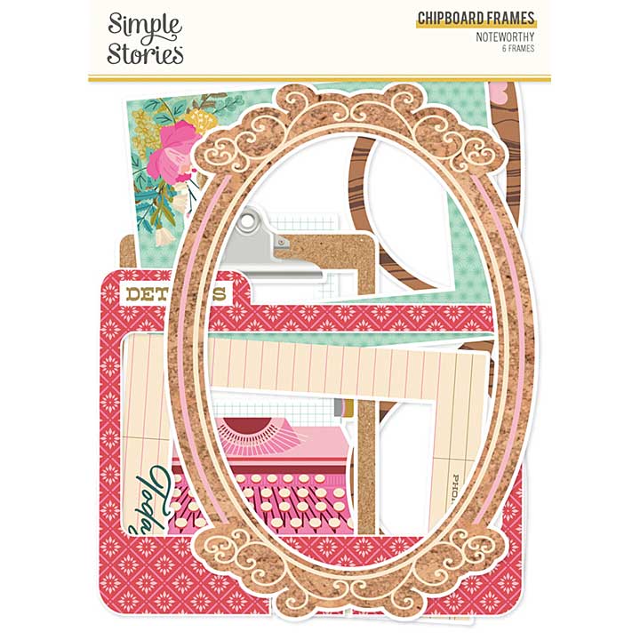 Simple Stories Noteworthy Chipboard Frames (21325)