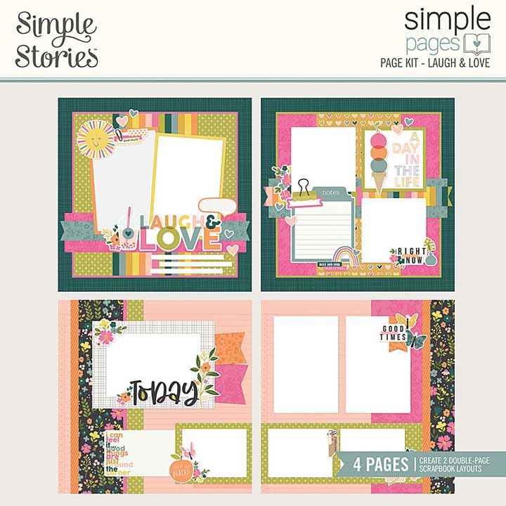 Simple Stories Simple Pages Kit Laugh and Love (16828)