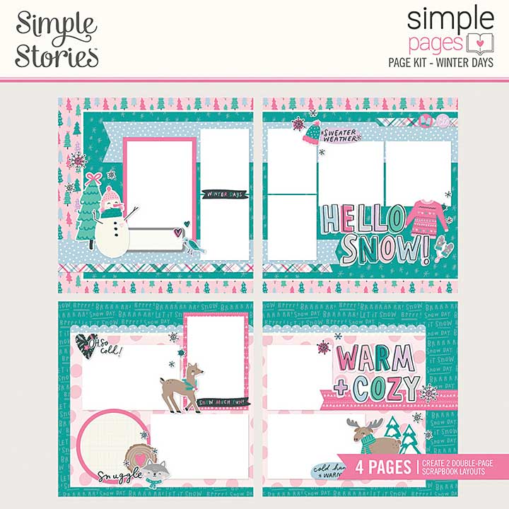 Simple Stories Simple Pages Kit Winter Days (16626)