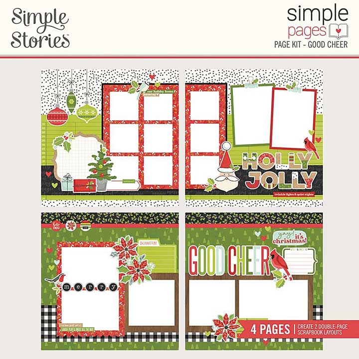 Simple Stories Simple Pages Page Kit 12x12 Inch Good Cheer (15730)