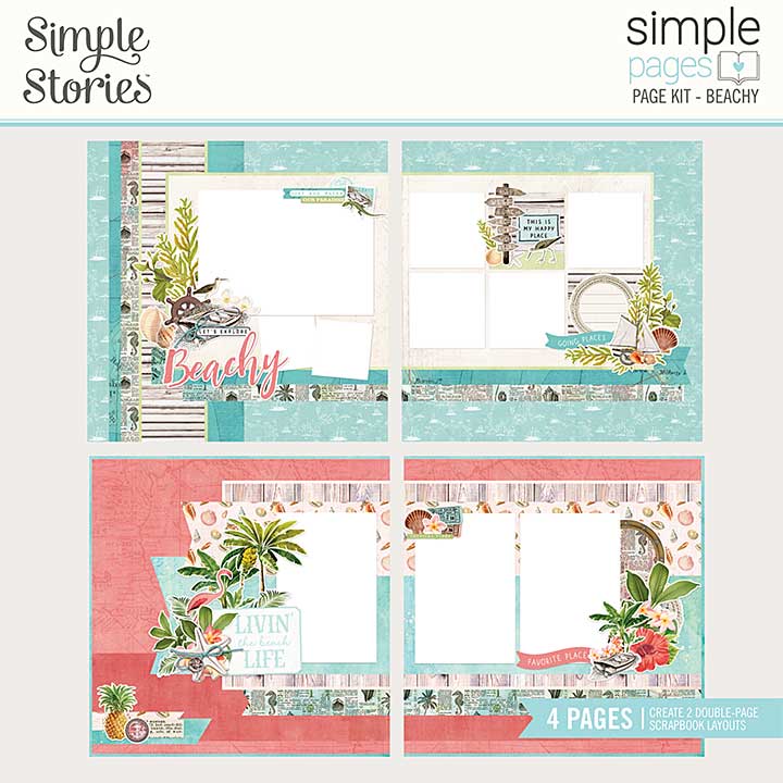 Simple Stories Simple Pages Kit Beachy (12736)
